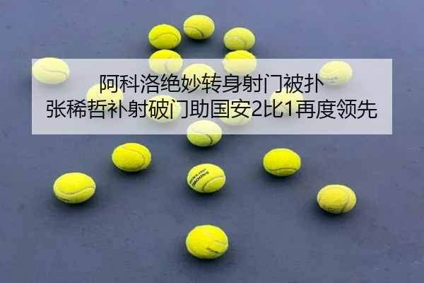 阿科洛绝妙转身射门被扑 张稀哲补射破门助国安2比1再度领先
